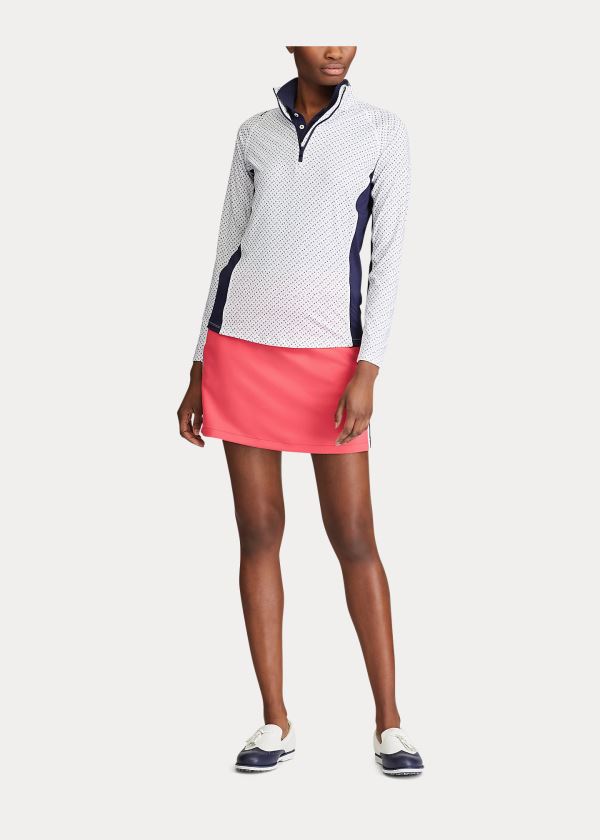 Women's Ralph Lauren Performance Golf Quarter-Zip Shirts | 075934JKM